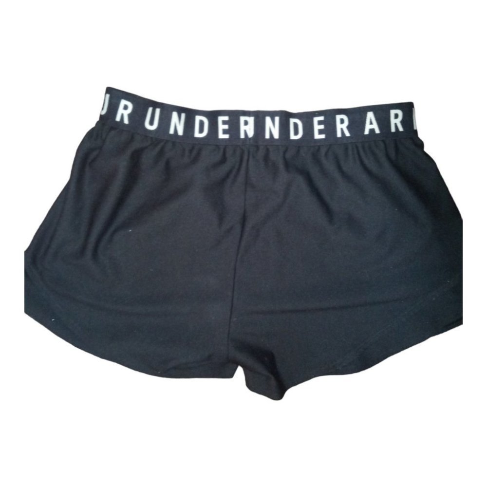 Under armour athletic shorts black women s